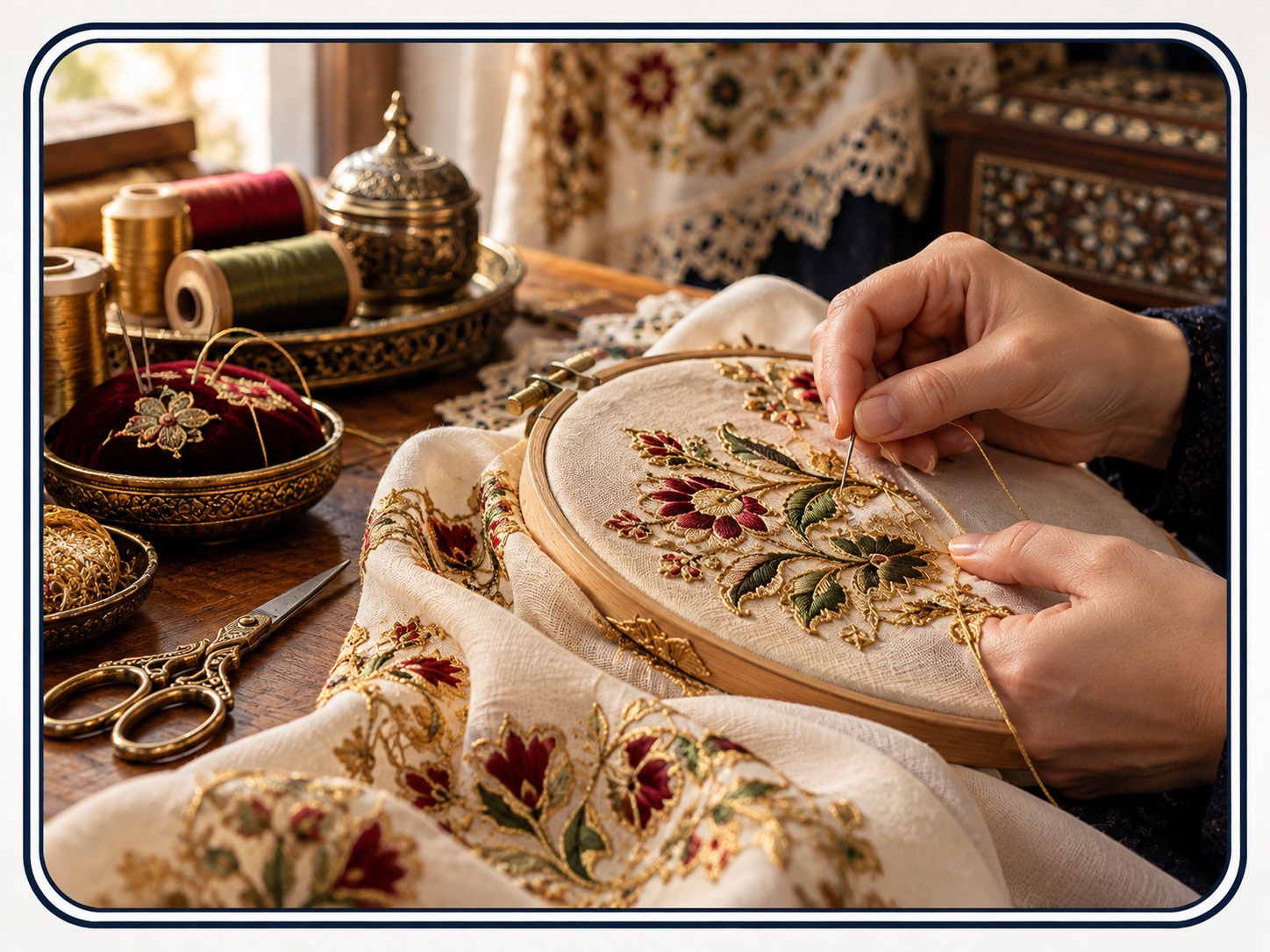 Elde Antep İşi Yapımı