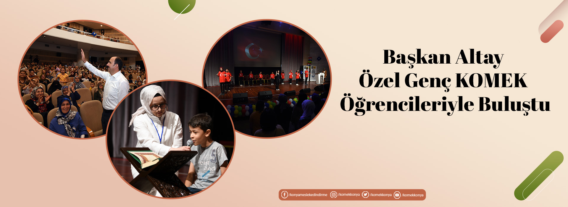  Başkan Altay Özel Genç KOMEK Öğrencileriyle Buluştu