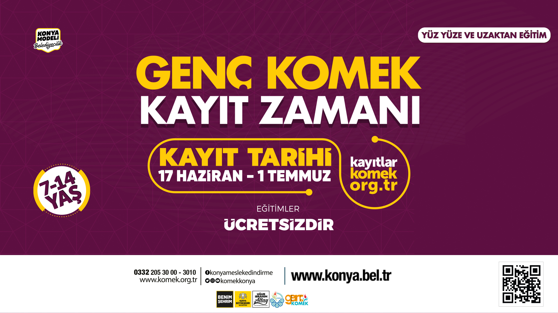 2025 Genç KOMEK Yaz Okulu Kayıtları Başladı