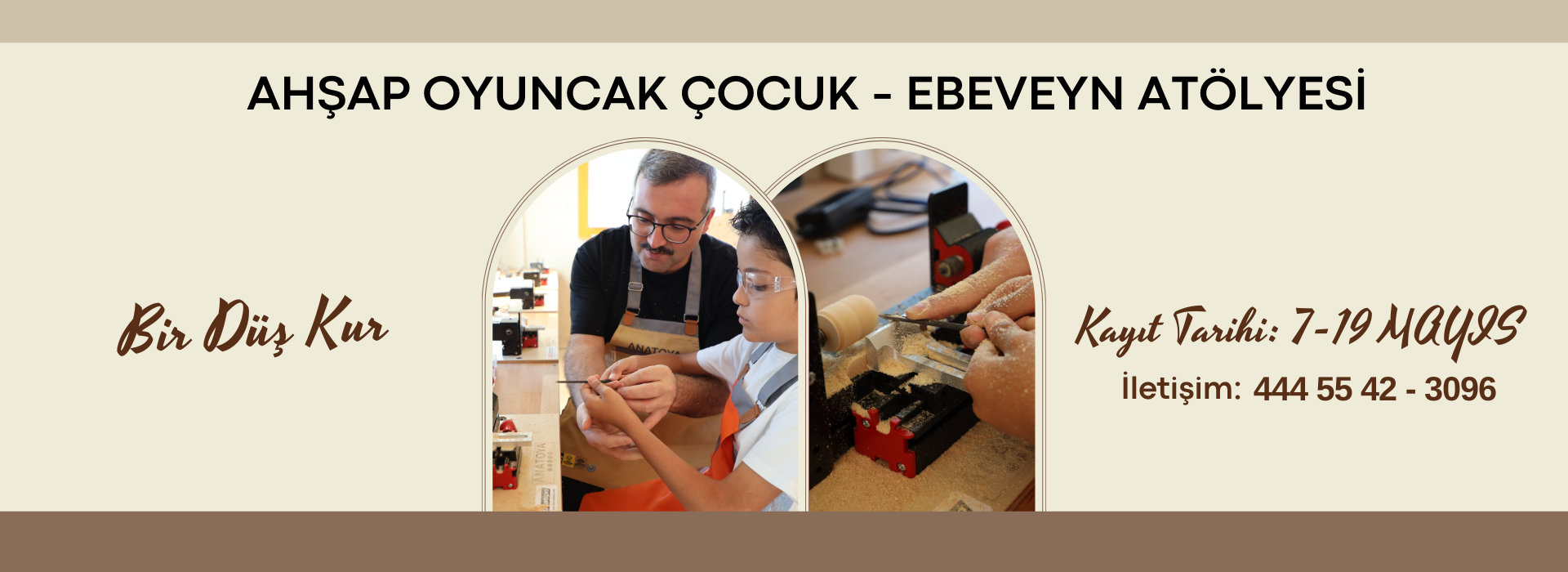 Anatoya’dan Ailelere Özel Atölye: Ahşap Oyuncak Çocuk-Ebeveyn Atölyesi Başlıyor