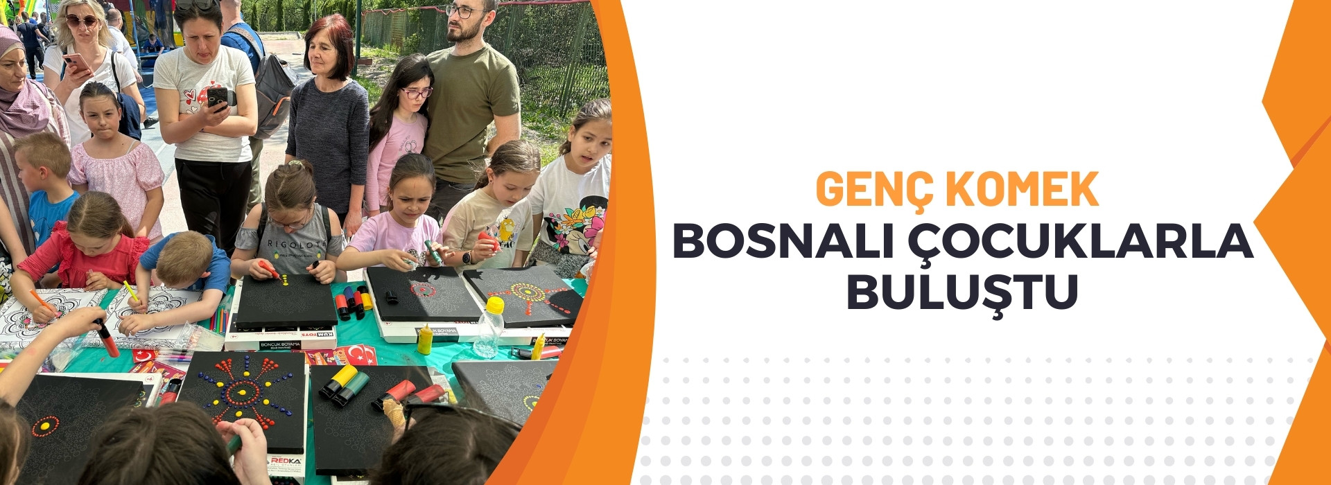 Genç KOMEK Bosnalı Çocuklarla Buluştu