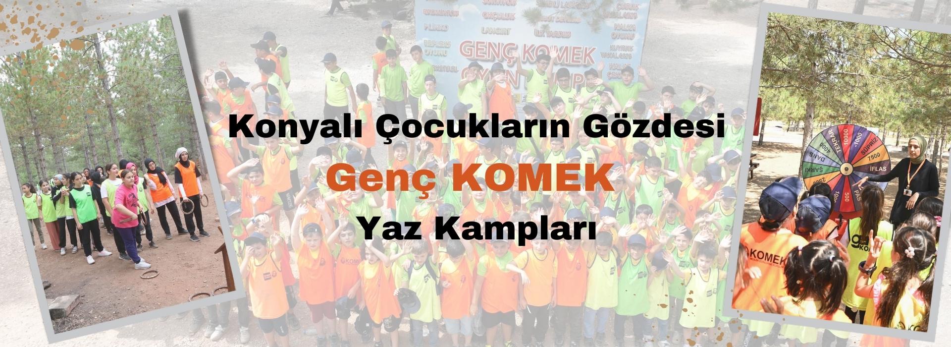 KONYALI ÇOCUKLARIN GÖZDESİ GENÇ KOMEK YAZ KAMPLARI