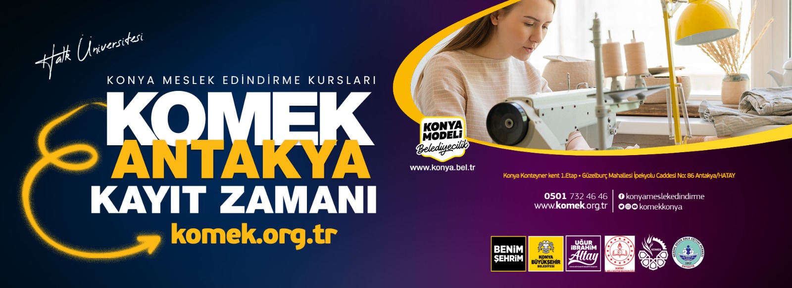 Konya Büyükşehir Hatay’da KOMEK Açıyor