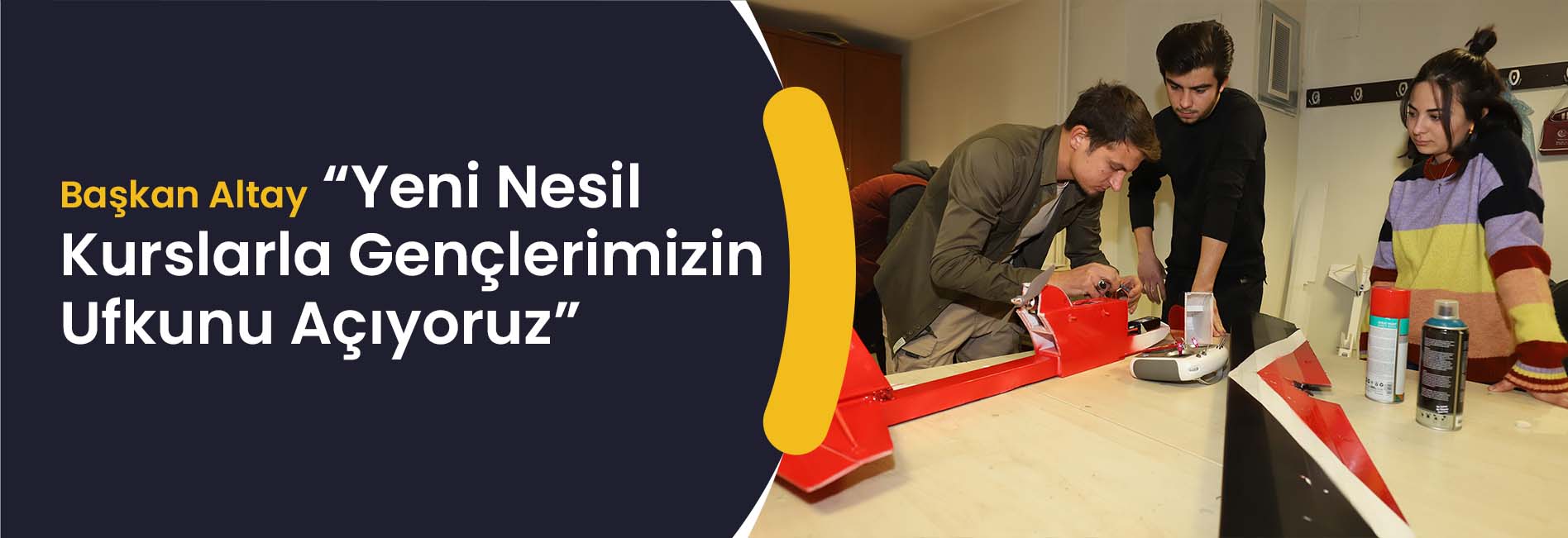 Başkan Altay “Yeni Nesil Kurslarla Gençlerimizin Ufkunu Açıyoruz”