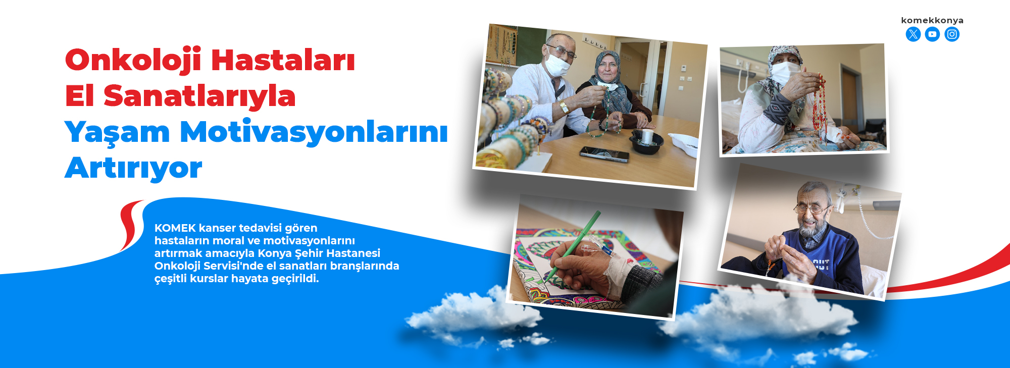 Konya’daki kanser hastaları hayata KOMEK ile tutunuyor